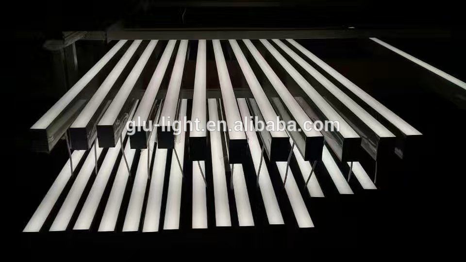 Linear alu led profile for commercial aluminum led pendant light